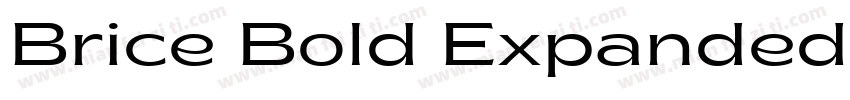 Brice Bold Expanded字体转换